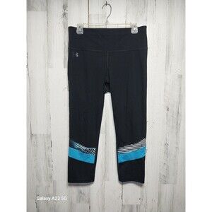 Under Armour HeatGear MFO Breathlux Crop Leggings Black Women’s Size Large
